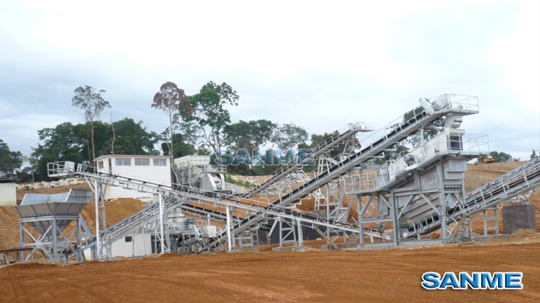 時(shí)產(chǎn)200噸玄武巖制砂生產(chǎn)線(xiàn)